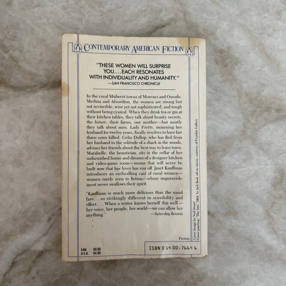 Places in the World a Woman Could Paperback by Kauffman Janet 1985 Acceptable